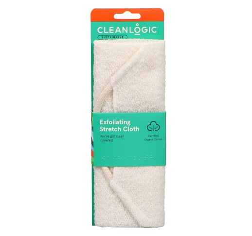 Cleanlogic Sustainable Exfoliating Stretch Cloth ištempiama kūno kempinė