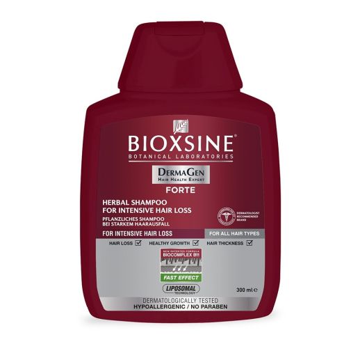 Bioxsine Forte šampūnas nuo plaukų slinkimo visų tipų plaukams, 300 ml.