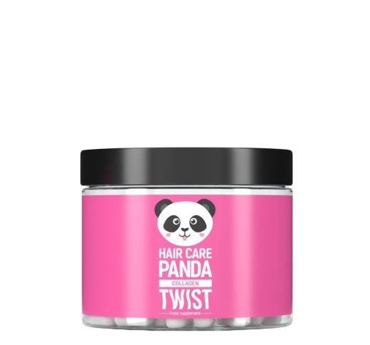 Hair Care Panda maisto papildas plaukams  Collagen Twist, 60 kaps.