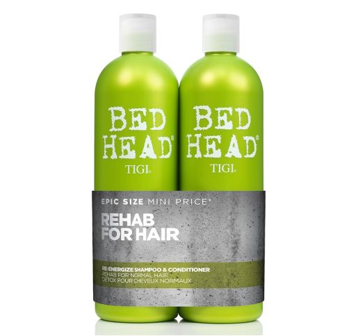 Rinkinys plaukams TIGI Bed Head Re-Energize plaukams 750ml šampūnas +750ml kondicionierius.