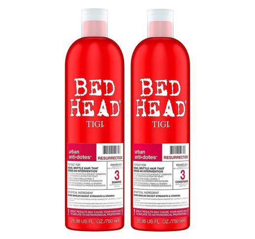 Rinkinys plaukams TIGI Bed Head Resurrection 750ml šampūnas +750ml kondicionierius.