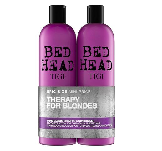 Rinkinys plaukams TIGI Bed Head Dumb Blonde 750ml šampūnas +750ml kondicionierius.