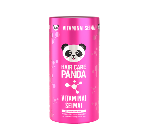 Hair Care Panda Maisto papildas meškiukai, geram miegui, guminukai, 300 gr., 60 vnt.