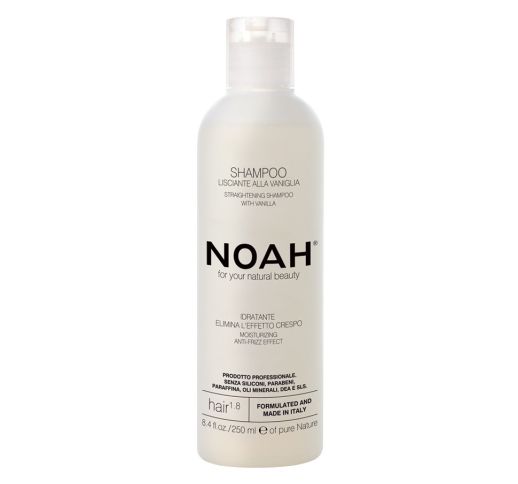 Noah 1.8. Straightening Shampoo With Vanilla Tiesinamasis šampūnas su vanile, 250ml