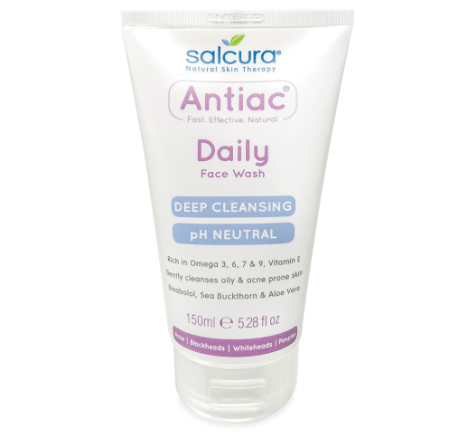 Salcura Antiac Daily Face Wash kasdieninis prausiklis į aknę linkusiai odai, 150ml