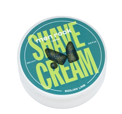 Men Rock Sicilian Lime Shave Cream Laimų aromato skutimosi kremas, 100ml