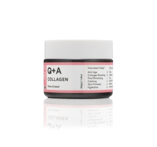 Q+A Collagen Anti-Age Face Cream Veido kremas su kolagenu, 50ml