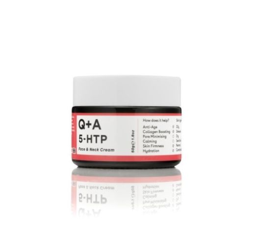 Q+A 5-HTP Face & Neck Cream Veido ir kaklo kremas, 50ml