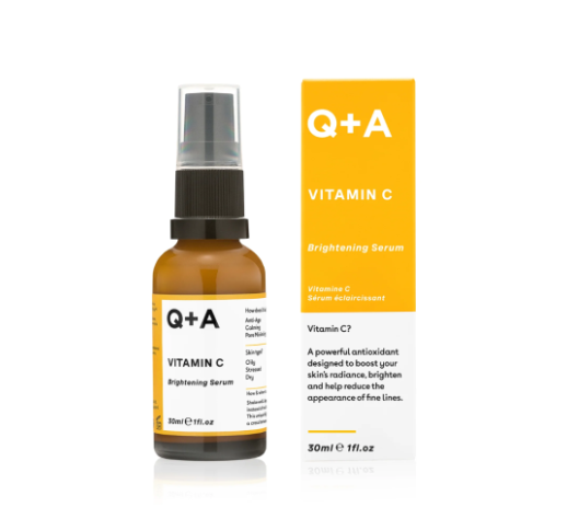 Q+A Vitamin C Brightening Serum Skaistinamasis veido serumas, 30ml