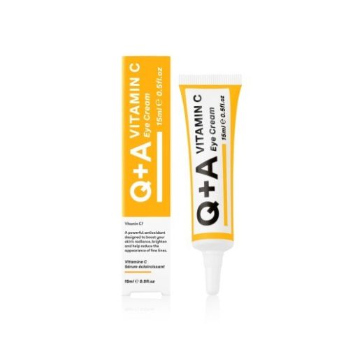 Q+A Vitamin C Eye Cream Paakių kremas su vitaminu C, 15ml