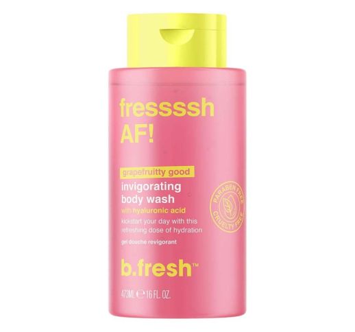 B.fresh fressssh AF! Body Wash Drėkinamasis kūno prausiklis su hialurono rūgštimi, 473ml
