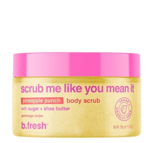 B.fresh Scrub Me Like You Mean It Pineapple Punch Body Scrub Ananasų aromato kūno šveitiklis, 200g
