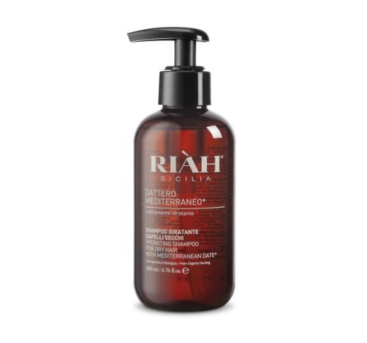 RIAH Hydrating Shampoo With Mediterranean Date Drėkinamasis šampūnas su datulėmis, 200ml