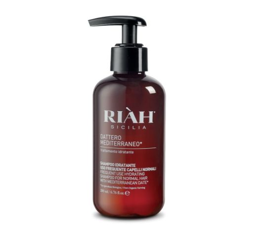 RIAH Frequent Use Shampoo With Mediterranean Date Drėkinamasis šampūnas dažnam naudojimui, 200ml