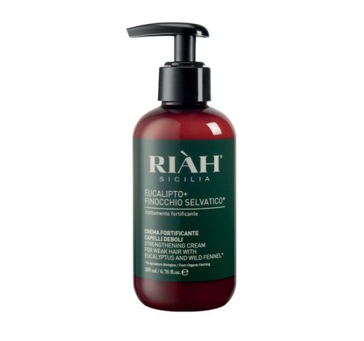RIAH Strengthening Hair Cream Eucalyptus&Wild Fennel Stiprinamasis balzamas silpniems pl., 200ml