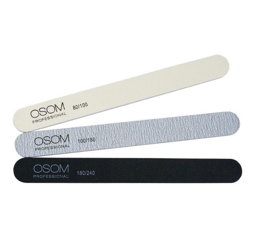 OSOM Professional Dildžių nagams rinkinys  Straight, 3 vnt. OSOMP1803