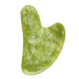 Amalfis žalio nefrito akmens veido masažuoklis Gua Sha