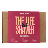 Men Rock The Life Shaver Black Pomegranate Essential Shaving Kit Skutimosi priemonių rinkinys, 1vnt 7