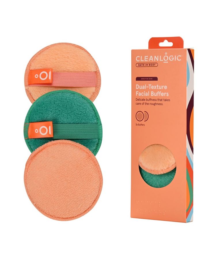 Cleanlogic Sensitive Skin Dual-Texture veido šveitimo kempinė 3
