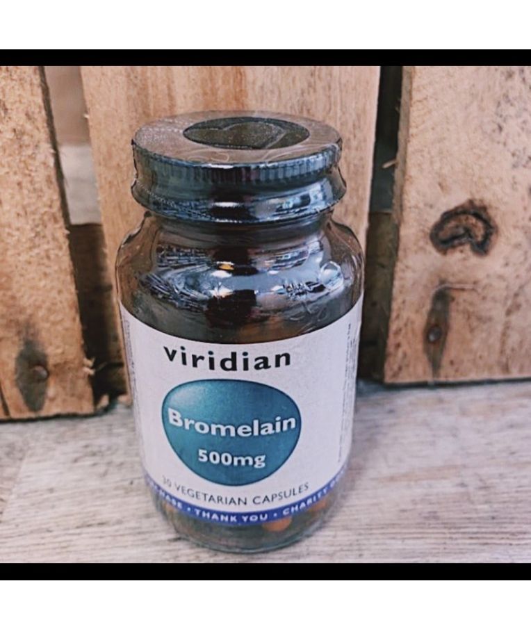 Viridian Maisto papildas Bromelain 500 mg 3