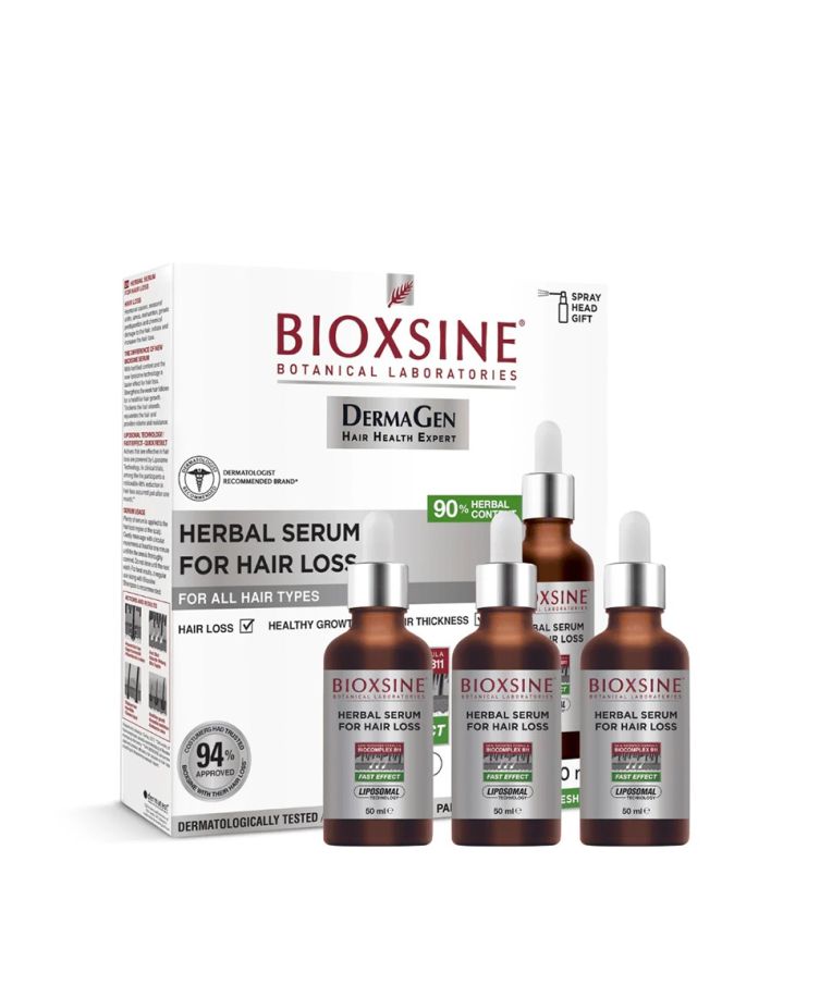 Bioxsine serumas nuo plaukų slinkimo Dermagen, 3x50 ml. 3
