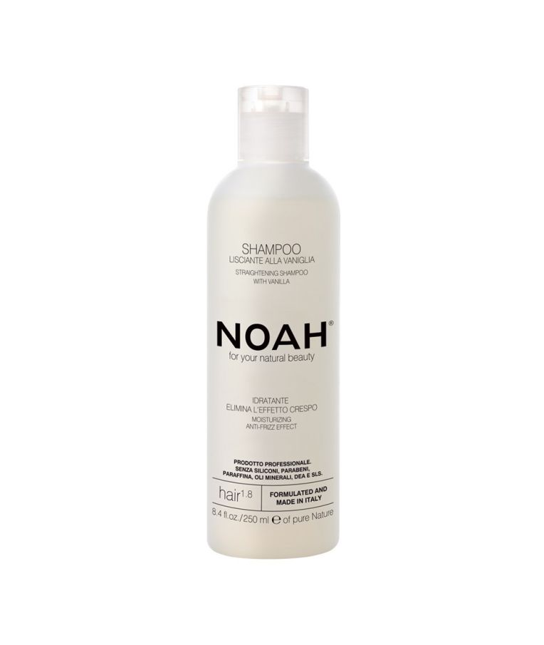 Noah 1.8. Straightening Shampoo With Vanilla Tiesinamasis šampūnas su vanile, 250ml