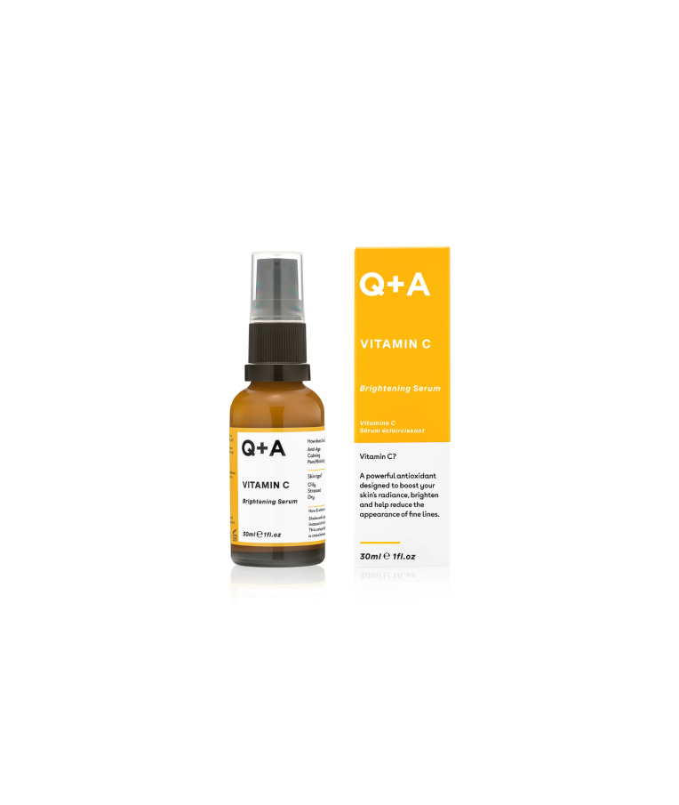 Q+A Vitamin C Brightening Serum Skaistinamasis veido serumas, 30ml