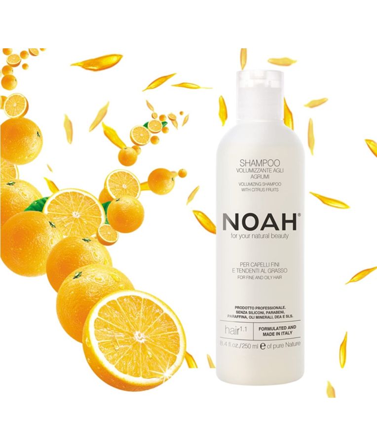 Noah 1.1. Thickening Shampoo With Citrus Fruits Šampūnas besiriebaluojantiems plaukams 4