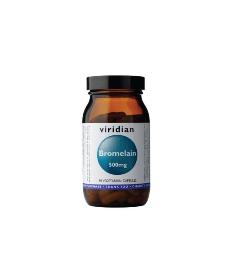 Viridian Maisto papildas Bromelain 500 mg