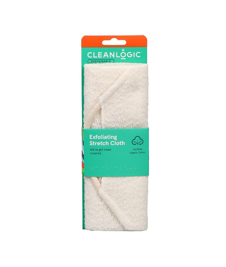 Cleanlogic Sustainable Exfoliating Stretch Cloth ištempiama kūno kempinė