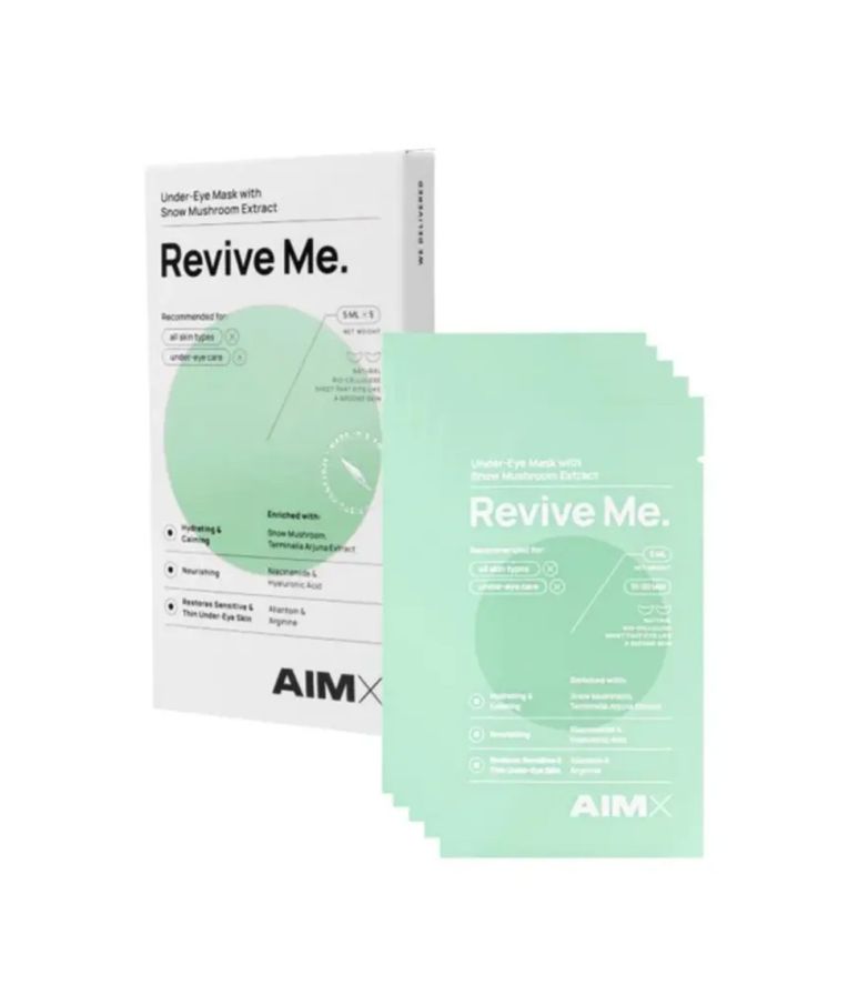 AimX „Revive Me“ lakštinė paakių kaukė su hialuronu