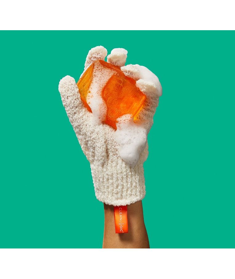 Cleanlogic Sustainable Exfoliating Body Gloves kūno pirštinės-kempinė 5