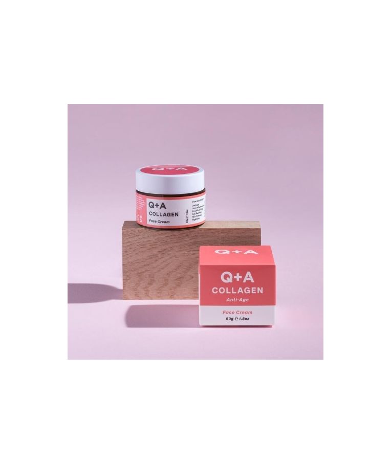 Q+A Collagen Anti-Age Face Cream Veido kremas su kolagenu, 50ml 3
